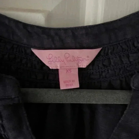 Lilly Pulitzer Essie Sleeveless Shift Dress in navy size XS - Picture 5 of 7